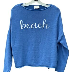 Blue Crew Neck Sweater